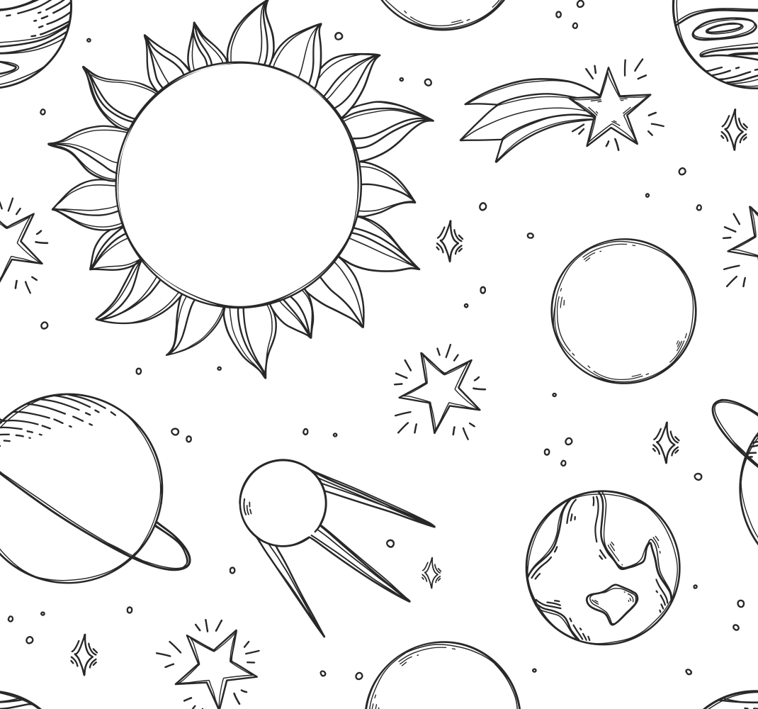 Star vinyl rug for kids room adventure - TenStickers