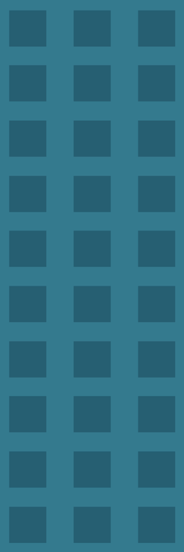 Geometric vinyl rug with blue square pattern - TenStickers