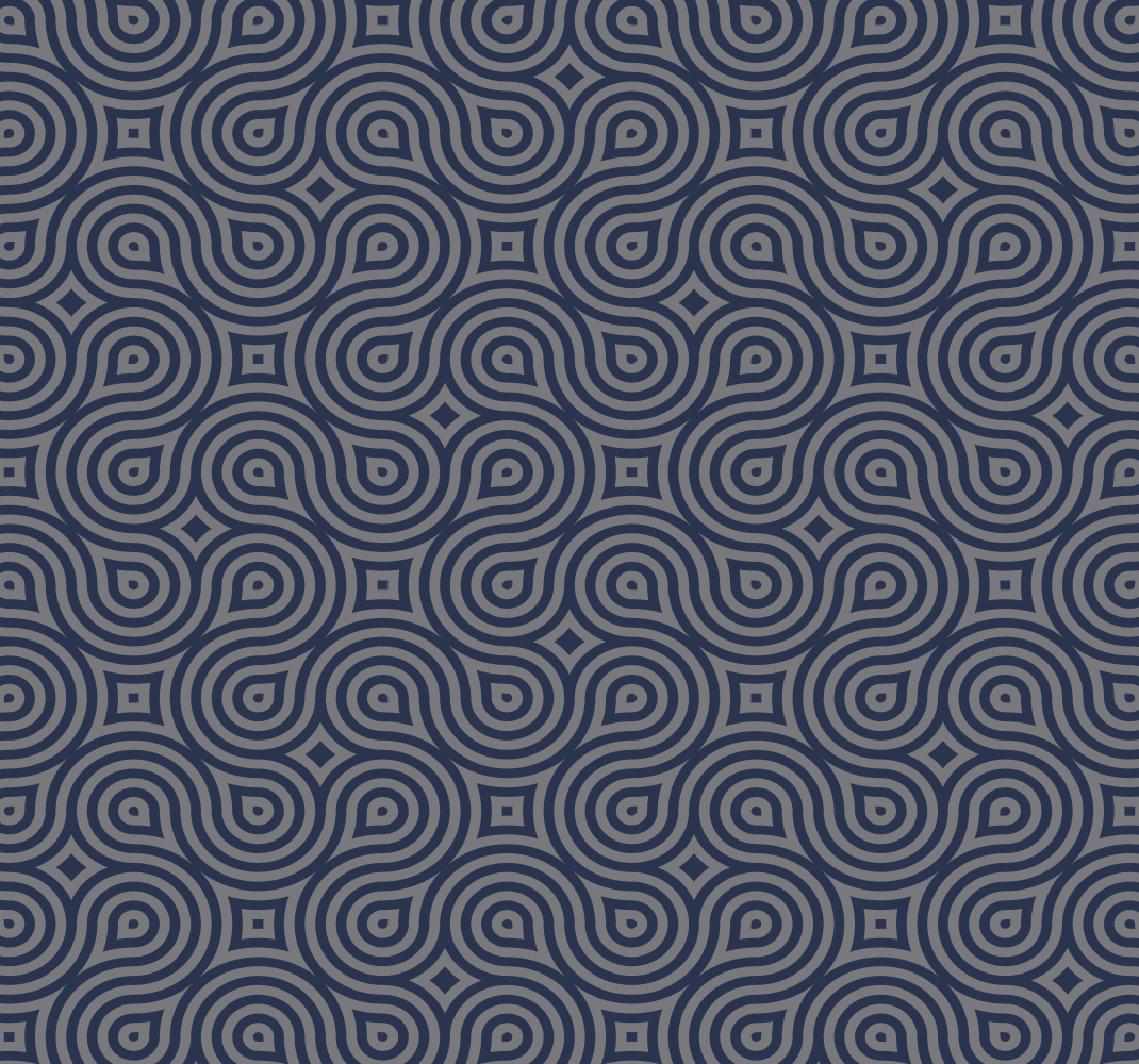 Blue geometric forms geometric vinyl rug - TenStickers