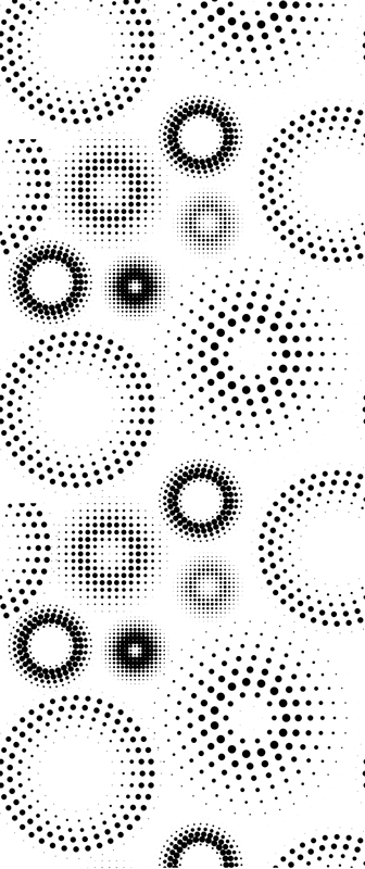 Geometric vinyl rug seamless polka dots design - TenStickers