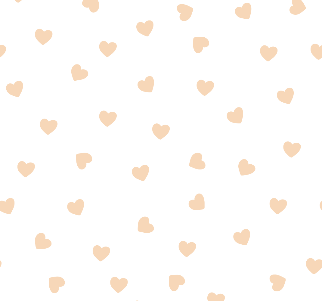 Bedroom vinyl rug with tiny hearts pattern - TenStickers