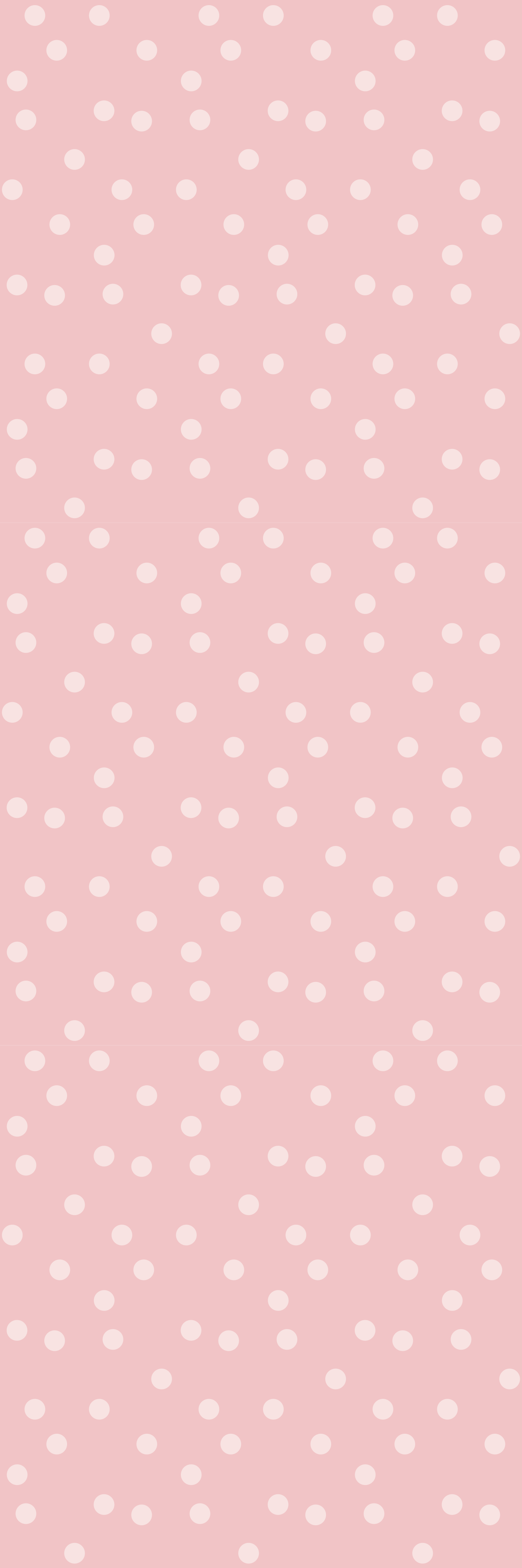 Bedroom vinyl rug in soft pastel baby dots - TenStickers