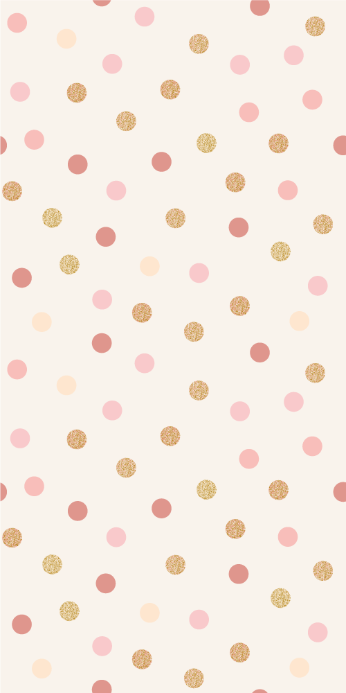 Bedroom vinyl rug with light pink irregular dots - TenStickers