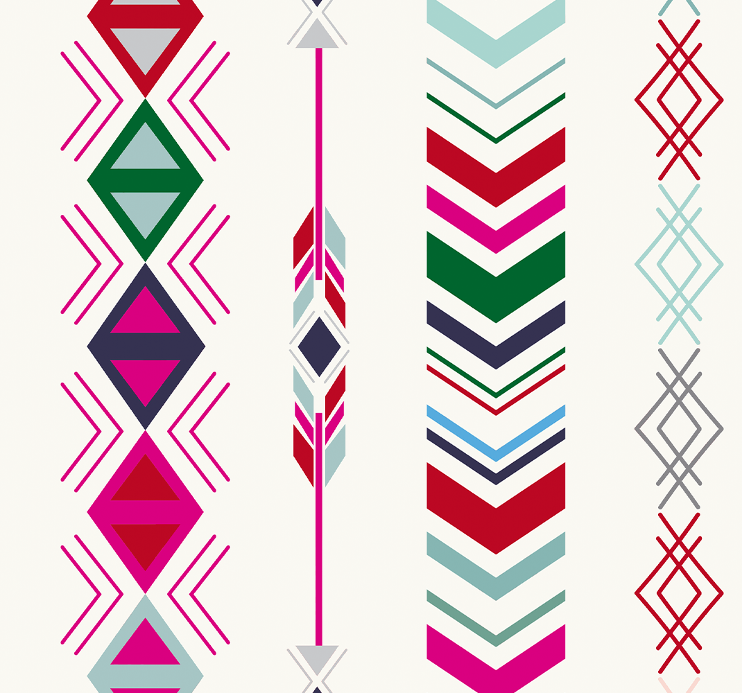 Pastel arrows bedroom vinyl rug - TenStickers