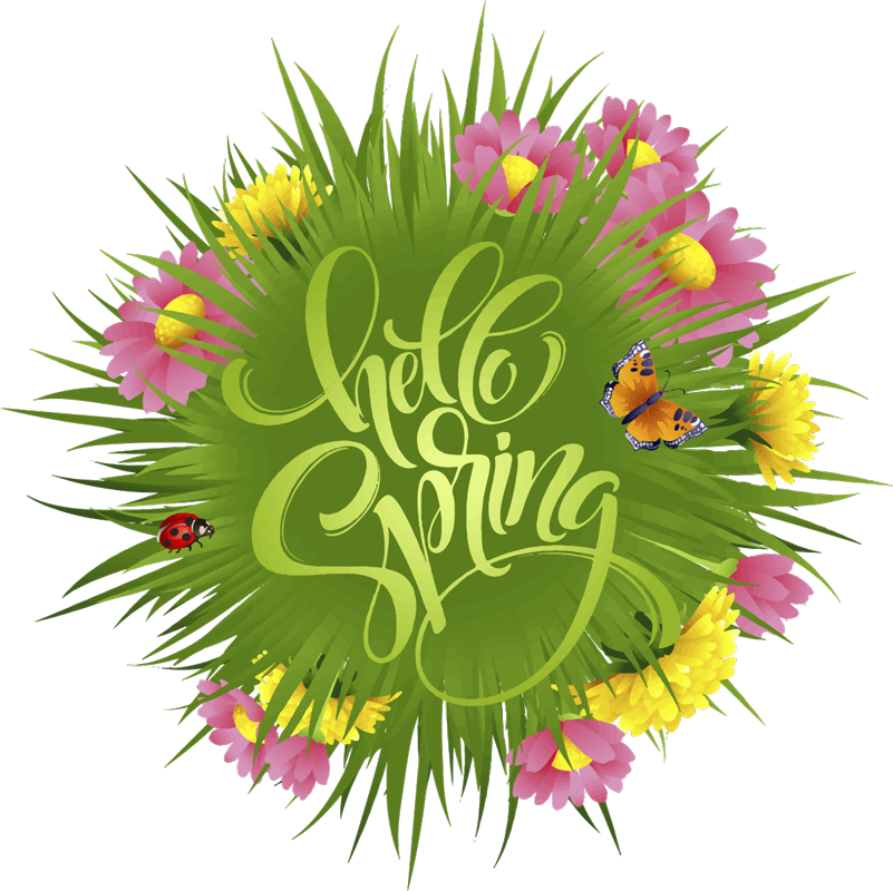 Vinyl rug flowers spring meadow blooms - TenStickers