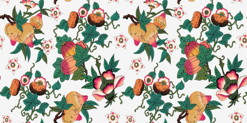 Vinyl rug flowers multicolor floral summer design - TenStickers