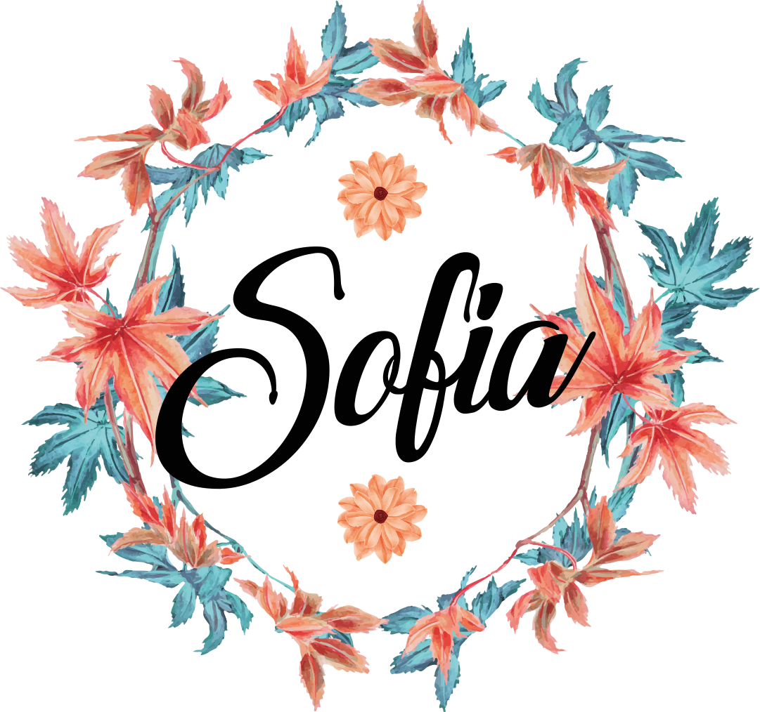 Vinyl rug flowers autumn flower crown personalized - TenStickers