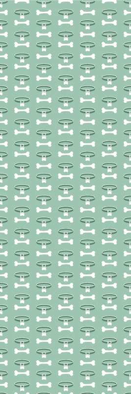 Bedroom vinyl rug with a stunning dog design - TenStickers