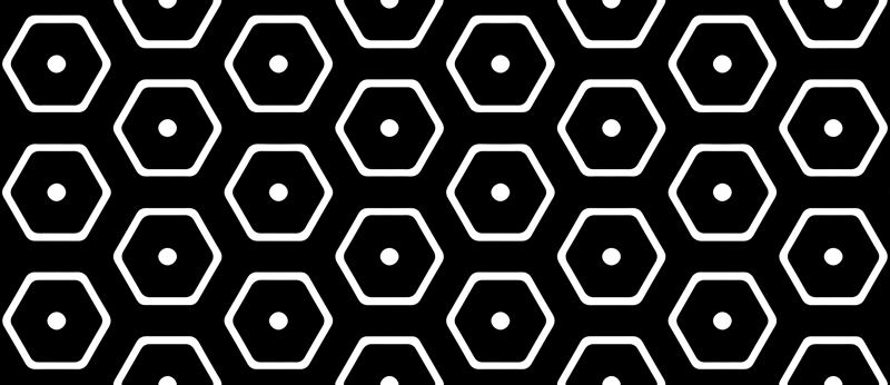 Geometric vinyl rug in minimalist geometric pattern - TenStickers