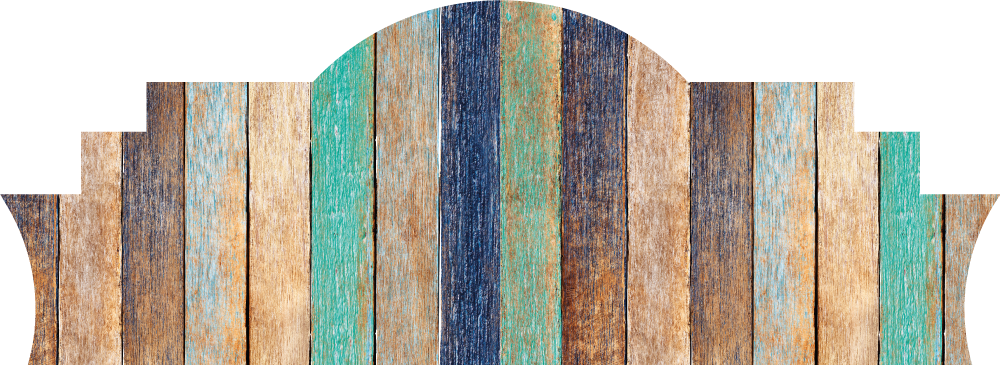 Bedroom vinyl rug with brown wood planks design - TenStickers