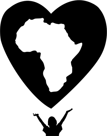 World map vinyl rug african love charity vinyls - TenStickers