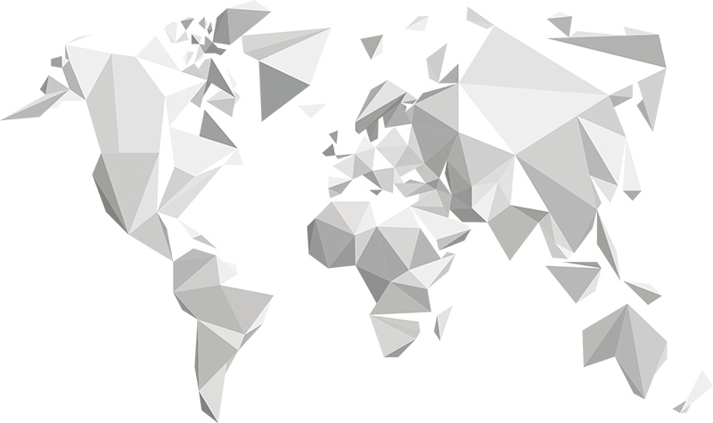 World map vinyl rug origami world map vinyl rug - TenStickers