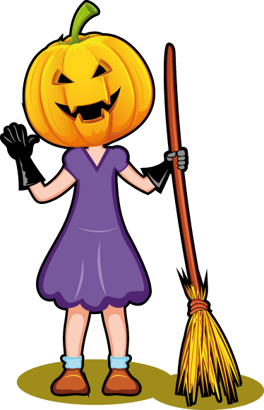 Kids vinyl rug halloween illustration decor - TenStickers
