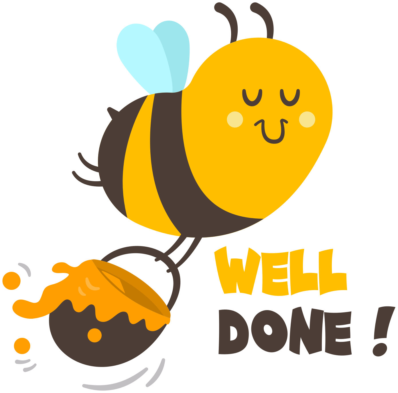 Kids vinyl rug for busy bees at play - TenStickers