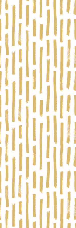 Vinyl rug bathroom light brown brush stroke design - TenStickers