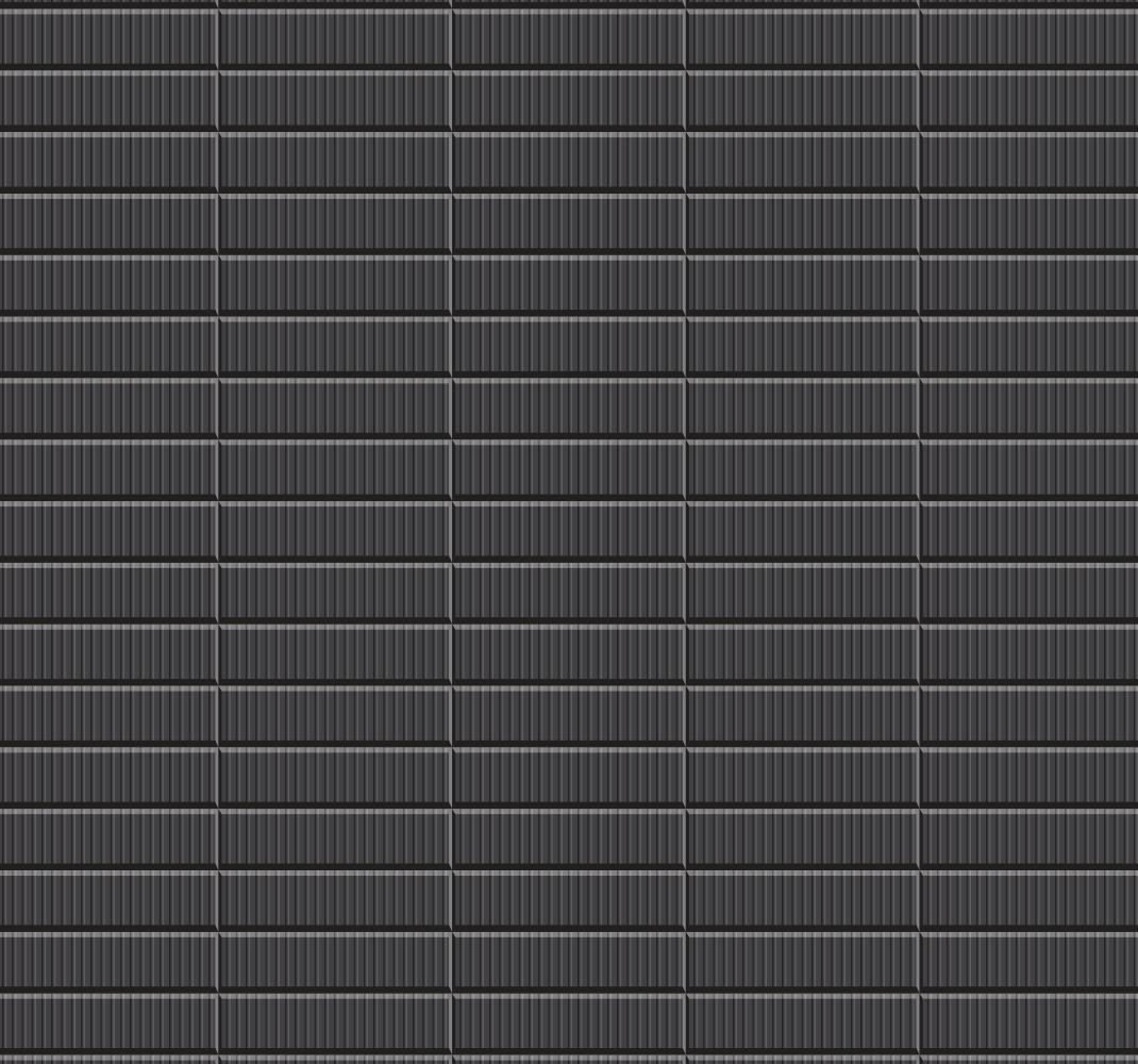 Vinyl rug bathroom black tiles 3d wallpaper - TenStickers