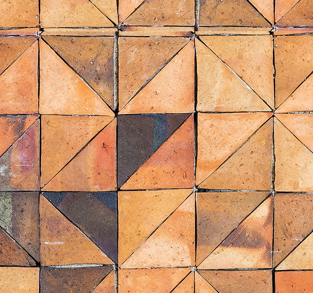 Vinyl rug bathroom stone vintage - TenStickers