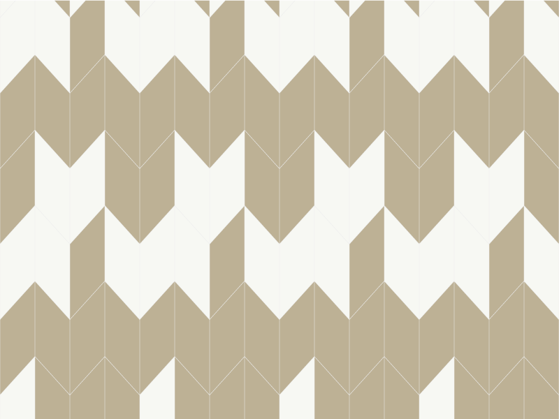 Vinyl rug bathroom white and beige geometric pattern - TenStickers