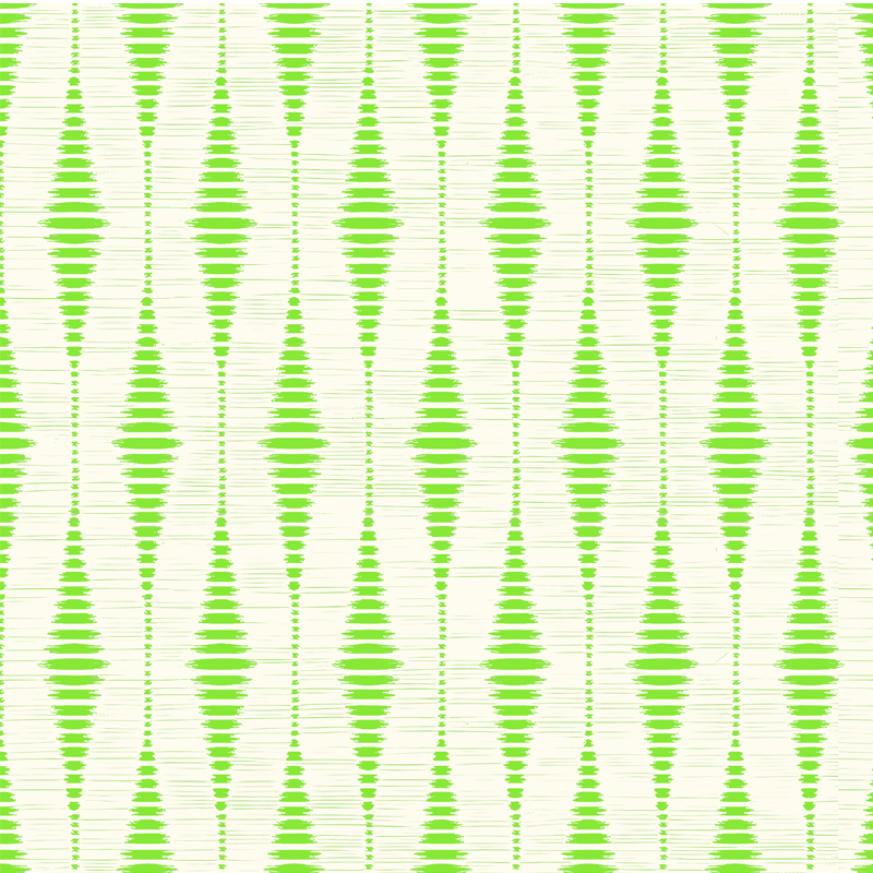 Green rabaul ikat geometric vinyl rug - TenStickers