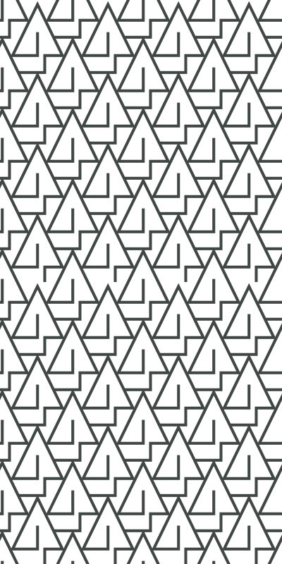 Vinyl rug bathroom triangles pattern - TenStickers