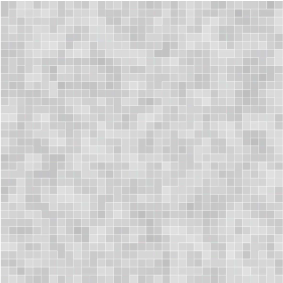 Vinyl rug bathroom white grey tile mosaic - TenStickers