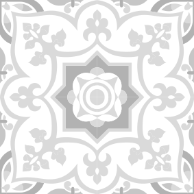 Vinyl rug bathroom moroccan tile in gray tones - TenStickers
