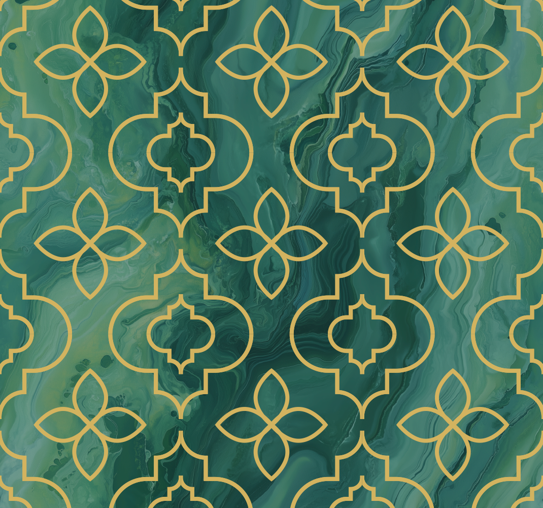 Turquoise vinyl rug bathroom - TenStickers