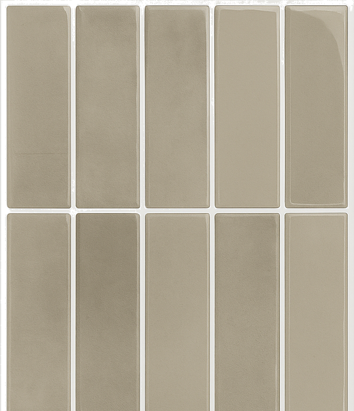 Vinyl rug bathroom linear stone natural - TenStickers