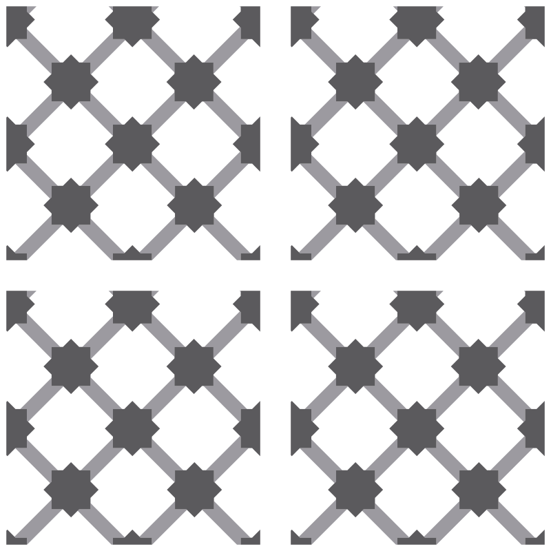 Kitchen vinyl rug retro portuguese tile design - TenStickers