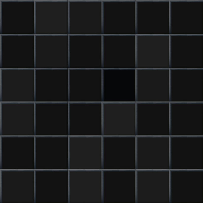 Kitchen vinyl rug in black small tiles design - TenStickers