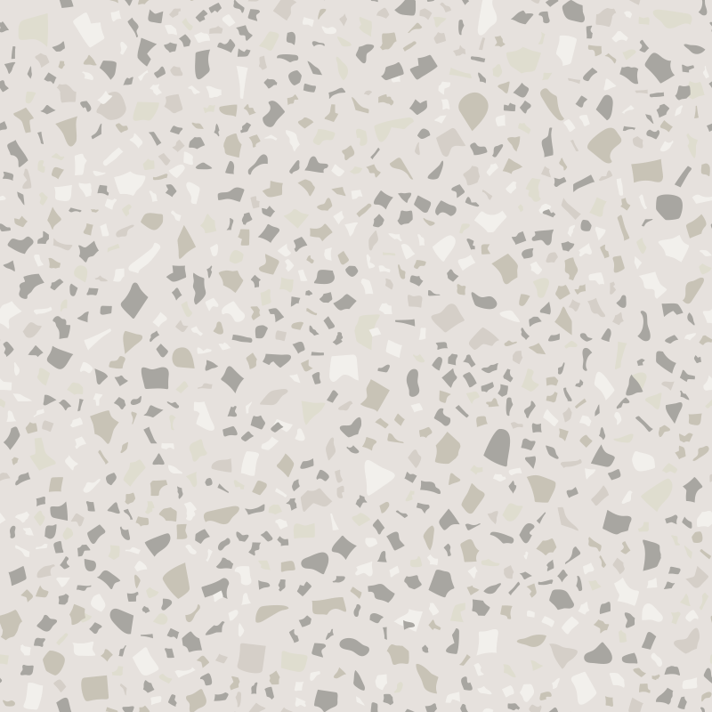 Grey terrazzo kitchen vinyl rug - TenStickers