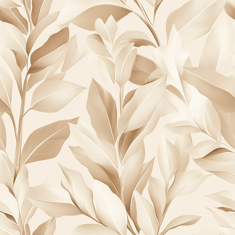 Kitchen vinyl rug in beige sheets design - TenStickers