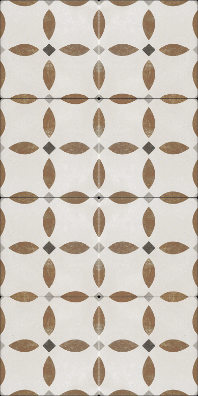 Kitchen vinyl rug with roman style tiles design - TenStickers