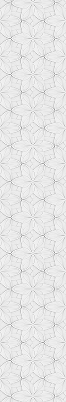 Kitchen vinyl rug with floral hexagon tiles - TenStickers