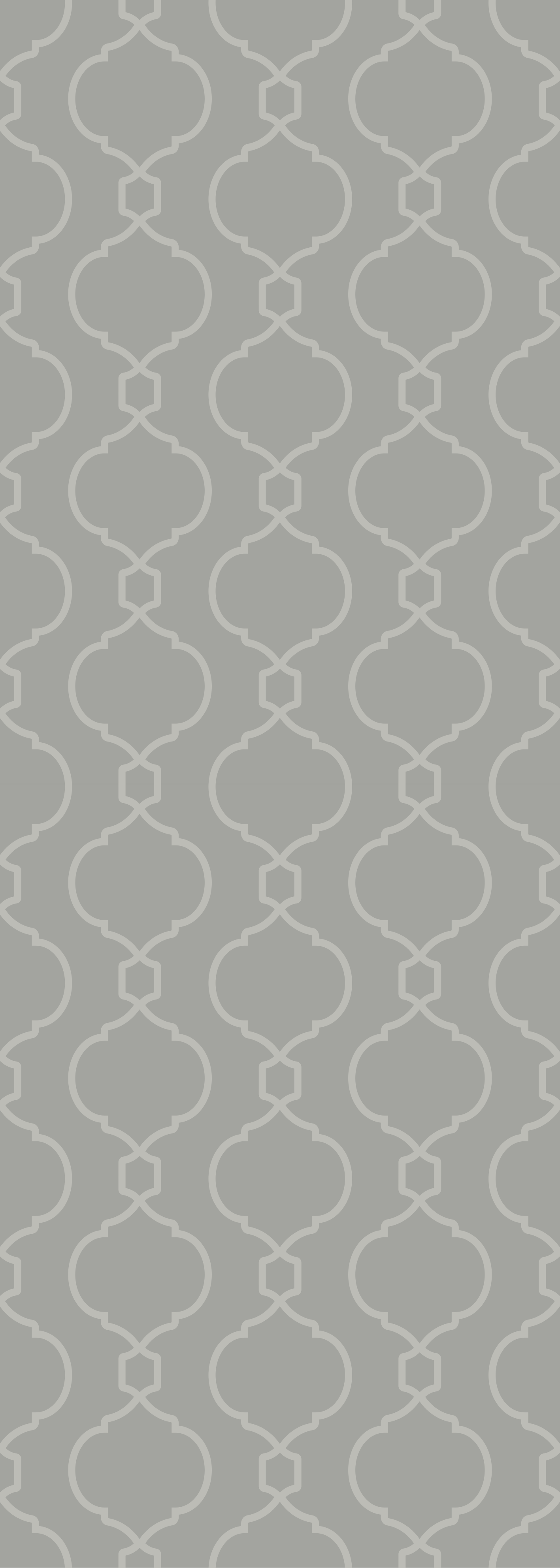 Bedroom vinyl rug with gray geometric pattern - TenStickers