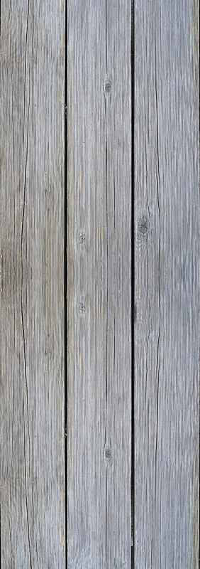 Bedroom vinyl rug in nordic gray raw wood style - TenStickers