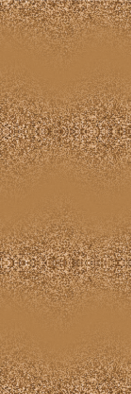 Retro brown square dotted design bedroom vinyl rug - TenStickers