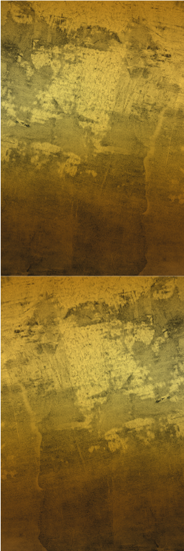 Bedroom vinyl rug with retro golden tangle pattern - TenStickers