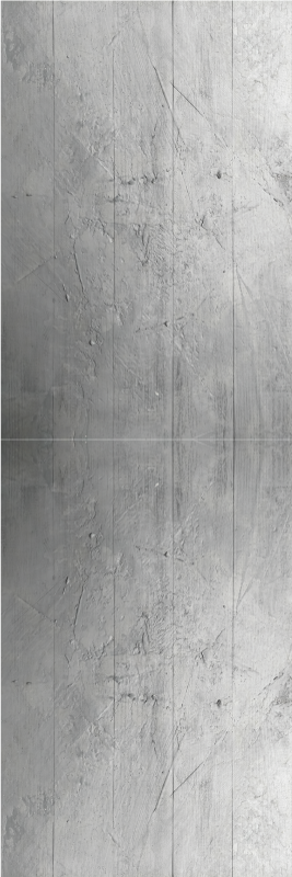 Bedroom vinyl rug in retro raw gray concrete style - TenStickers