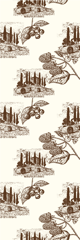 Bedroom vinyl rug french provincial country life design - TenStickers