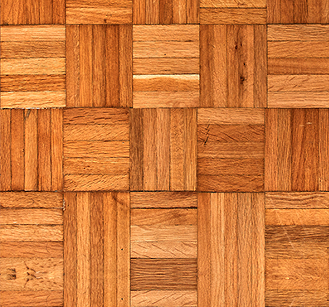 Office vinyl rug protected by the wooden weave - TenStickers
