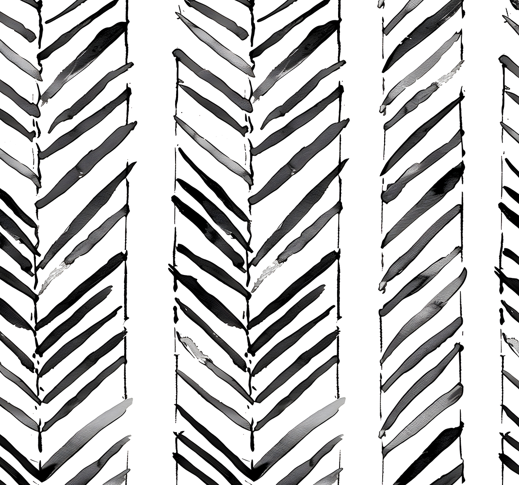 Office vinyl rug black and white geometric pattern - TenStickers