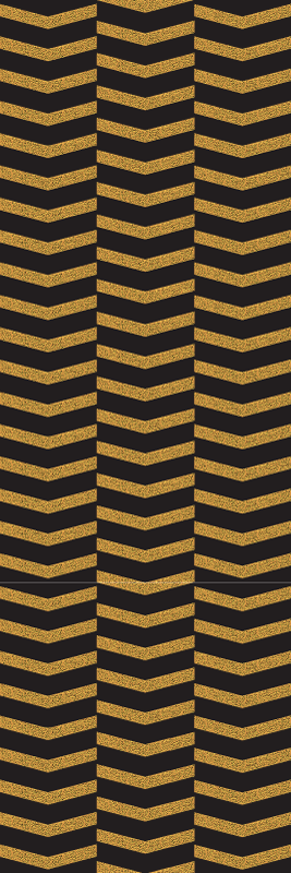 Office vinyl rug marble gold lines - TenStickers
