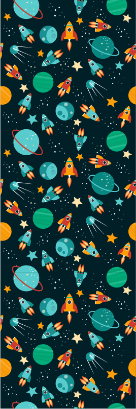 Bedroom vinyl rug for a charming kids' space - TenStickers