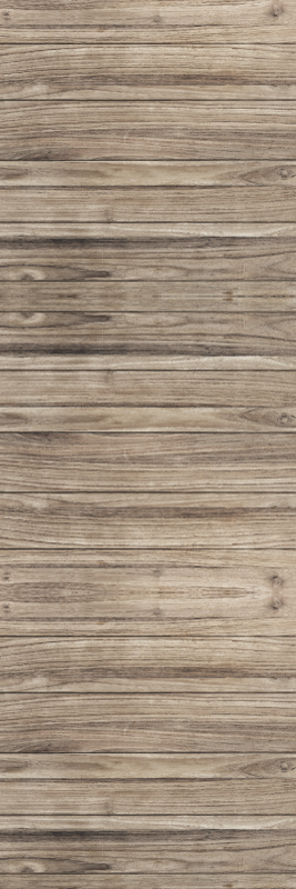 Gray rustic horizontal wooden planks bedroom vinyl rug - TenStickers