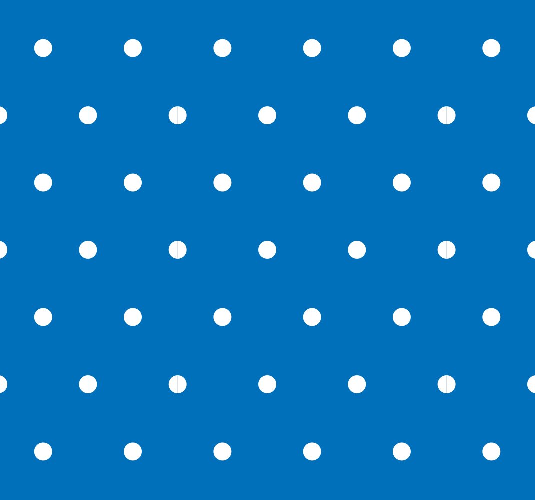 Bedroom vinyl rug with polka dots on blue background - TenStickers