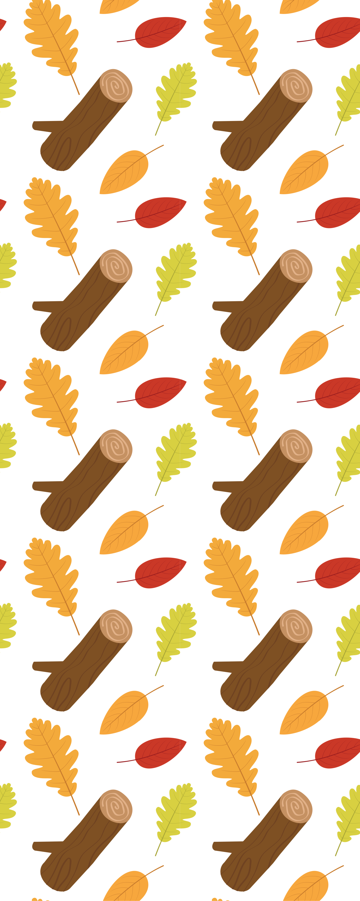 Bedroom vinyl rug with multicolored trees design - TenStickers
