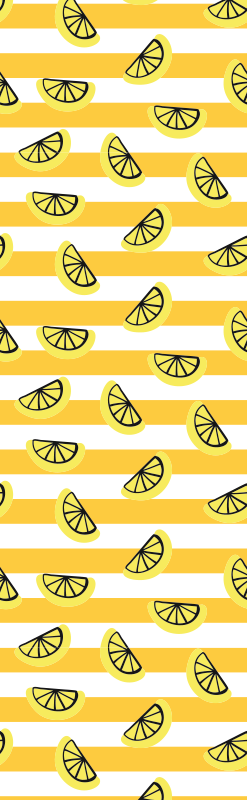 Lemon symbols design bedroom vinyl rug - TenStickers