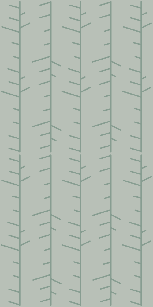 Nordic vinyl rug with mint green striped pattern - TenStickers