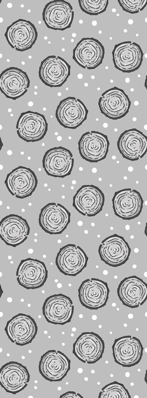 Nordic vinyl rug in alpine style - TenStickers